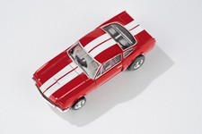 AFX 22152 HO 1966 Shelby GT350 Candy Apple Red White Stripes Mega G Slot Car