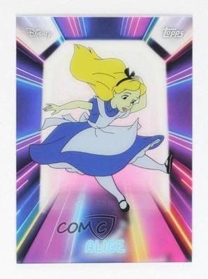 2026 Topps Disney Neon Illuminated Neon Lights PETG Alice #NPL-1 1o1p
