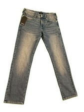 True Religion Men's Jeans Size 32x32 with A Blue Seem Straight Leg