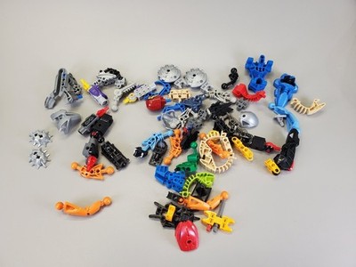 LEGO Bionicle Technic Parts Mixed Lot Figures Limbs Armor Joints Gears Bulk