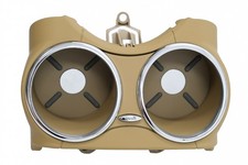 Vorne Doppeltassenhalter f&uuml;r Mercedes CLS C219 W219 2003-2010 Beige