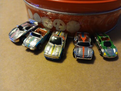Lot Of 5 Micro machines Chrome Ferrari 1989 Small Die Cast Cars - Picture 2 of 14