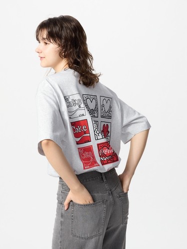 UNIQLO Keith Haring X Coca-Cola UT Graphic T-Shirt Relax Unisex From Japan New - Picture 7 of 26