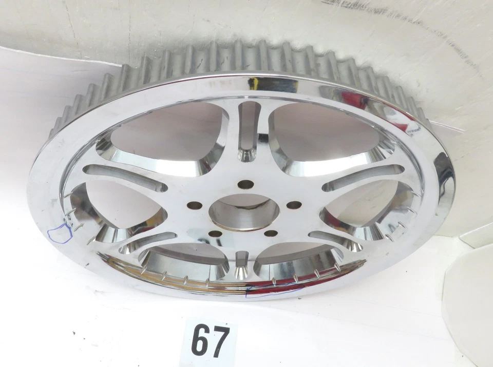 PIÑÓN/POLEA ACCIONAMIENTO CROMADO BUELL, 72T 12,5" DIÁMETRO Foto 4 de 4