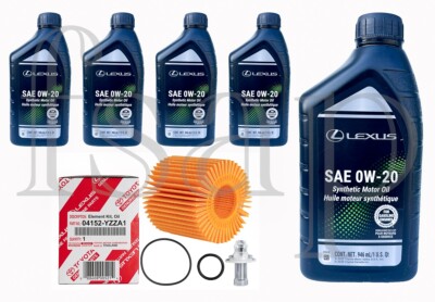 Genuine Lexus Engine Oil Change Kit for 2015 Lexus NX200T 2.0L L4 Turbocharged