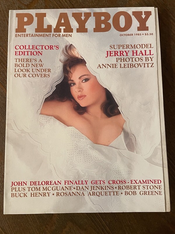PLAYBOY MAGAZINE OCTOBER 1985,COLLECTOR S EDITION, JERRY HALL