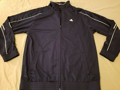 navy blue workout jacket