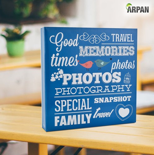 Álbum de fotos Jumbo tiene capacidad para 600 fotos de 6x4"/15x10 cm estuche deslizable álbum de encuadernación de anillos - Imagen 43 de 79