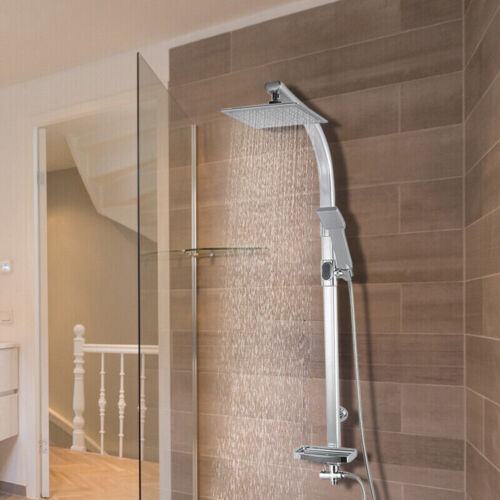 Edelstahl Duschsystem Regendusche Massage Duschpaneel Duschset mit Handbrause DE - Bild 4 von 16