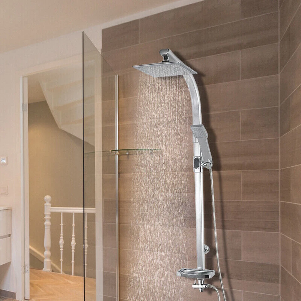 Edelstahl Duschsystem Regendusche Massage Duschpaneel Duschset mit Handbrause DE - Bild 4 von 4