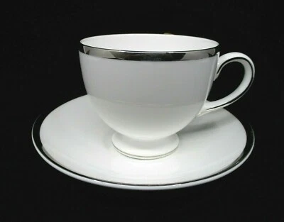 WEDGWOOD STERLING CUP & SAUCER - 2 3/4" x 3 1/4" 0603H