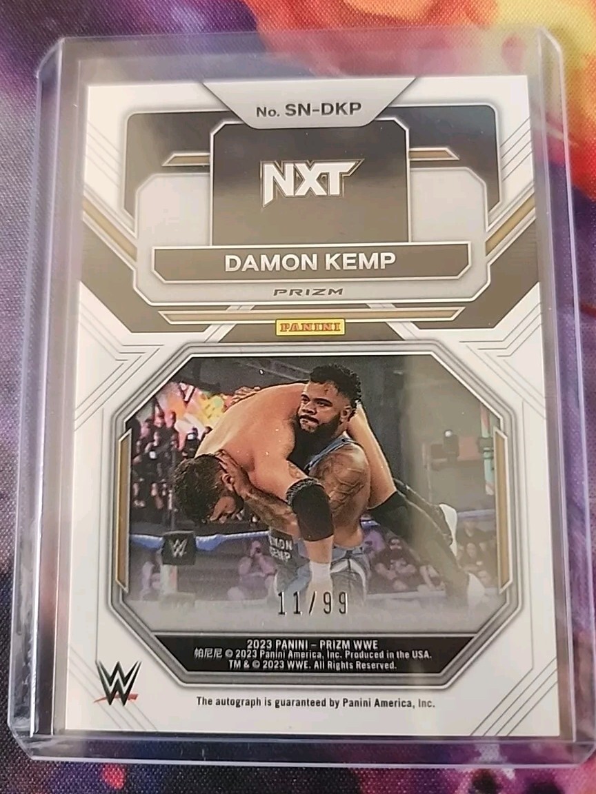 Damon Kemp Sensational Signatures Red 11/99 Auto 2023 Panini Prizm