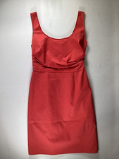 Womens Elie Tahari Red Shoulder Strap Dress Size 4 NEW
