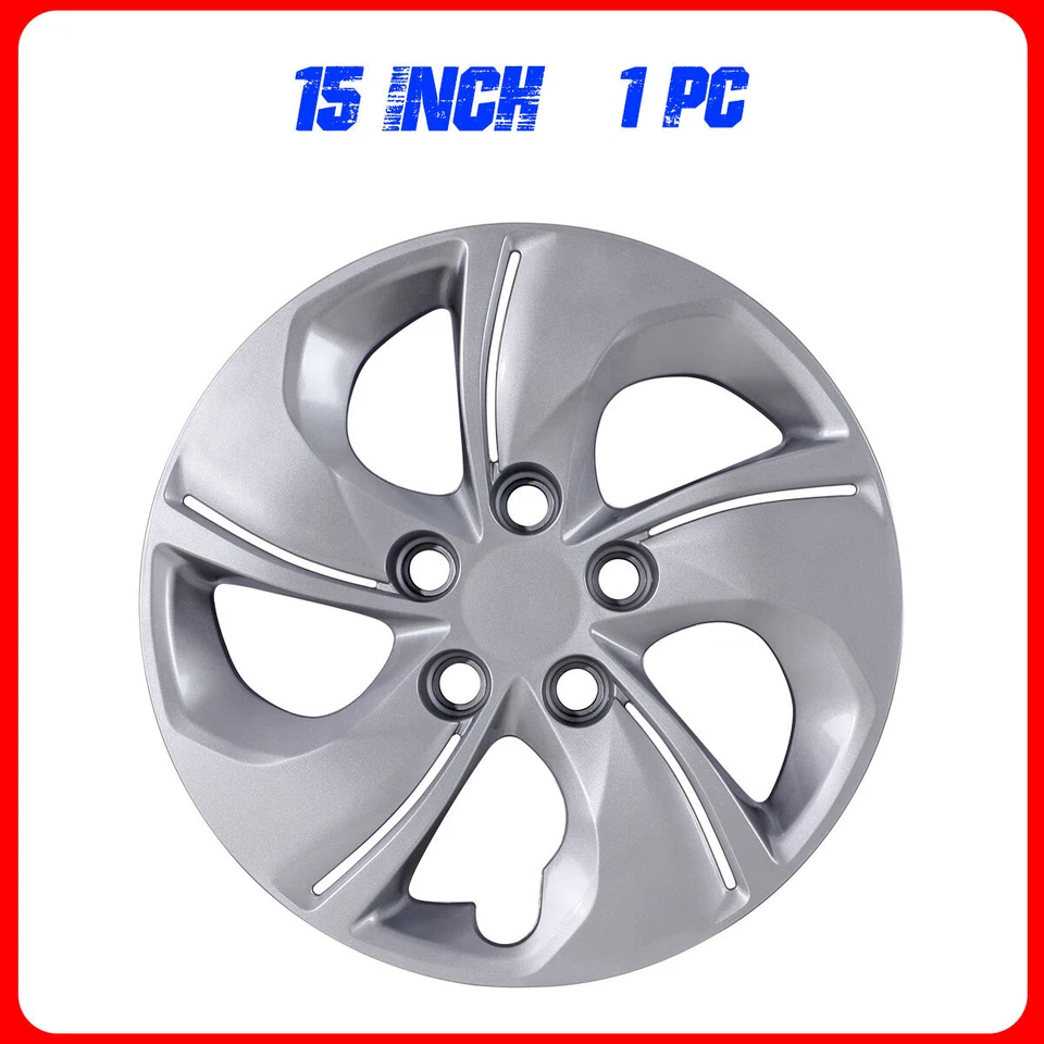 NUEVA 1 pieza tapacubos atornillable 15" cubierta de rueda para Honda Civic 2006-2011/2013-2015 Foto 2 de 4