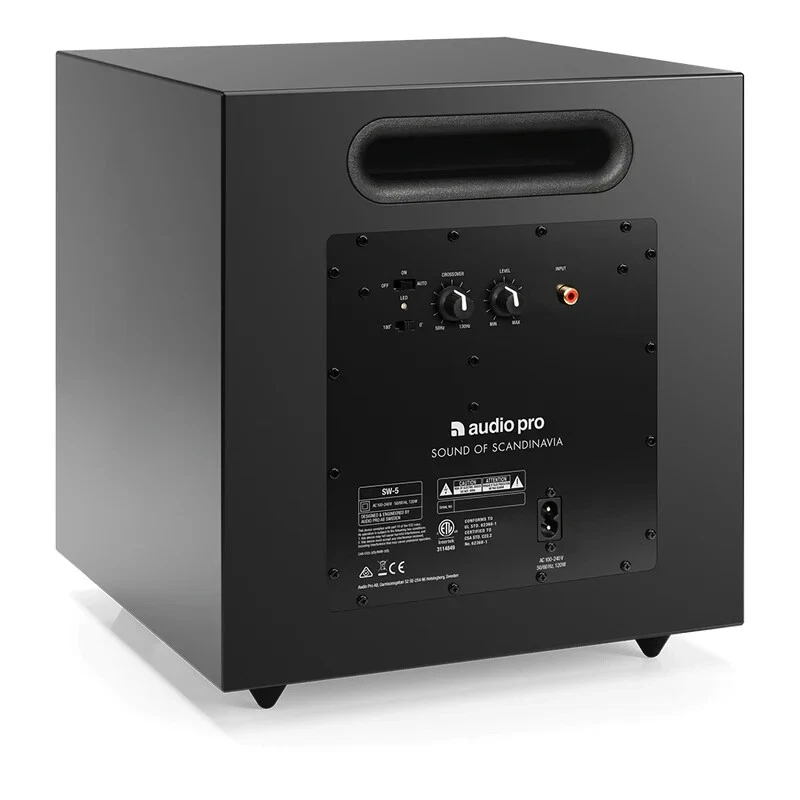 AUDIO PRO SW-5 BLACK SUBWOOFER NERO NUOVO - Immagine 3 di 3