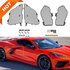 4pcs For Corvette C8 Front Grill Radiator Guards+Side Intake Mesh Grille 2020-26