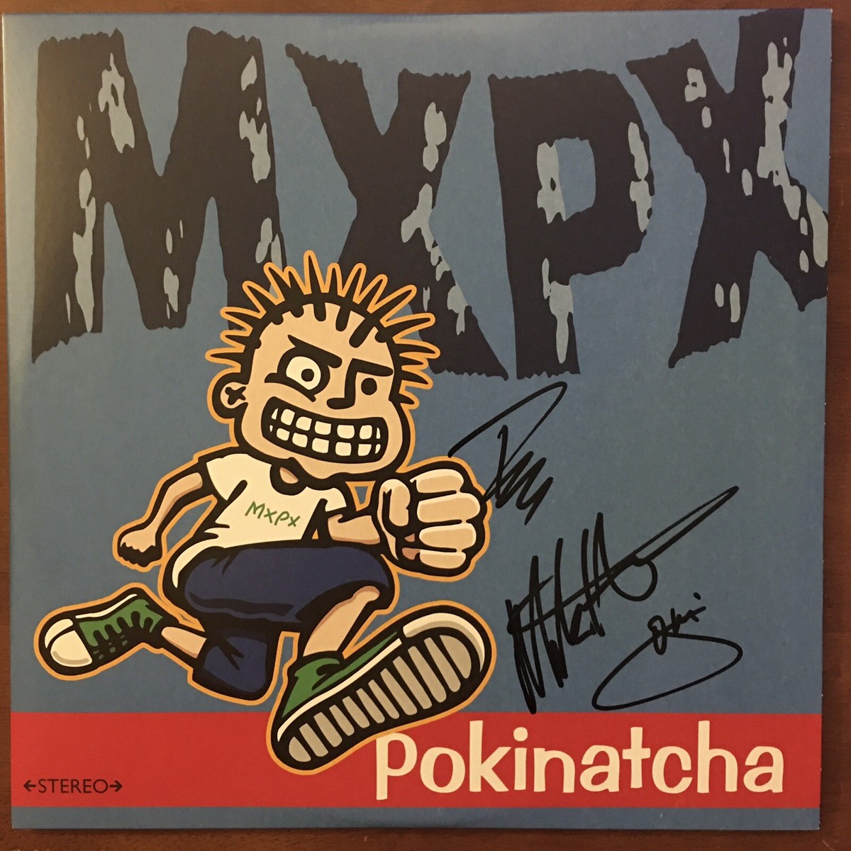 MxPx ‎Pokinatcha Vinyl Signed Album Record Autographed Auto Punk