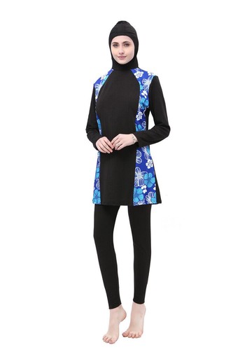2pcs Plus Size Modest Women Muslim Swimwear Full Cover Islamic Bathing Beachwear - Picture 47 of 83