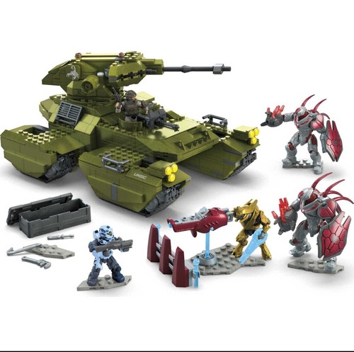 Mega Construx Bloks Halo HHC42 UNSC Scorpion Clash 2 IN 1 Building Block Toy - Picture 3 of 14