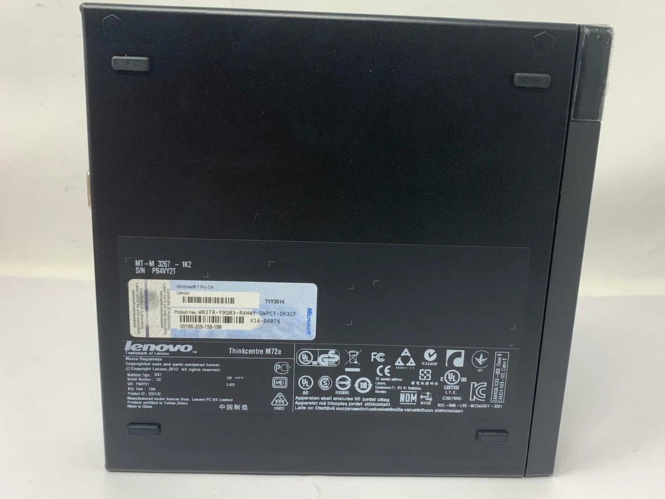 Lenovo Thinkcentre M72e i3-2120T W/ 256GB SSD 16GB RAM WIN10PRO (OFFERS WELCOME) - Image 4 of 4