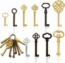 10PCS Universal Skeleton Keys for Vintage Old Furniture, Antique Furniture