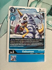 Gabumon BT5-020 U Digimon CCG | Battle of Omni NM