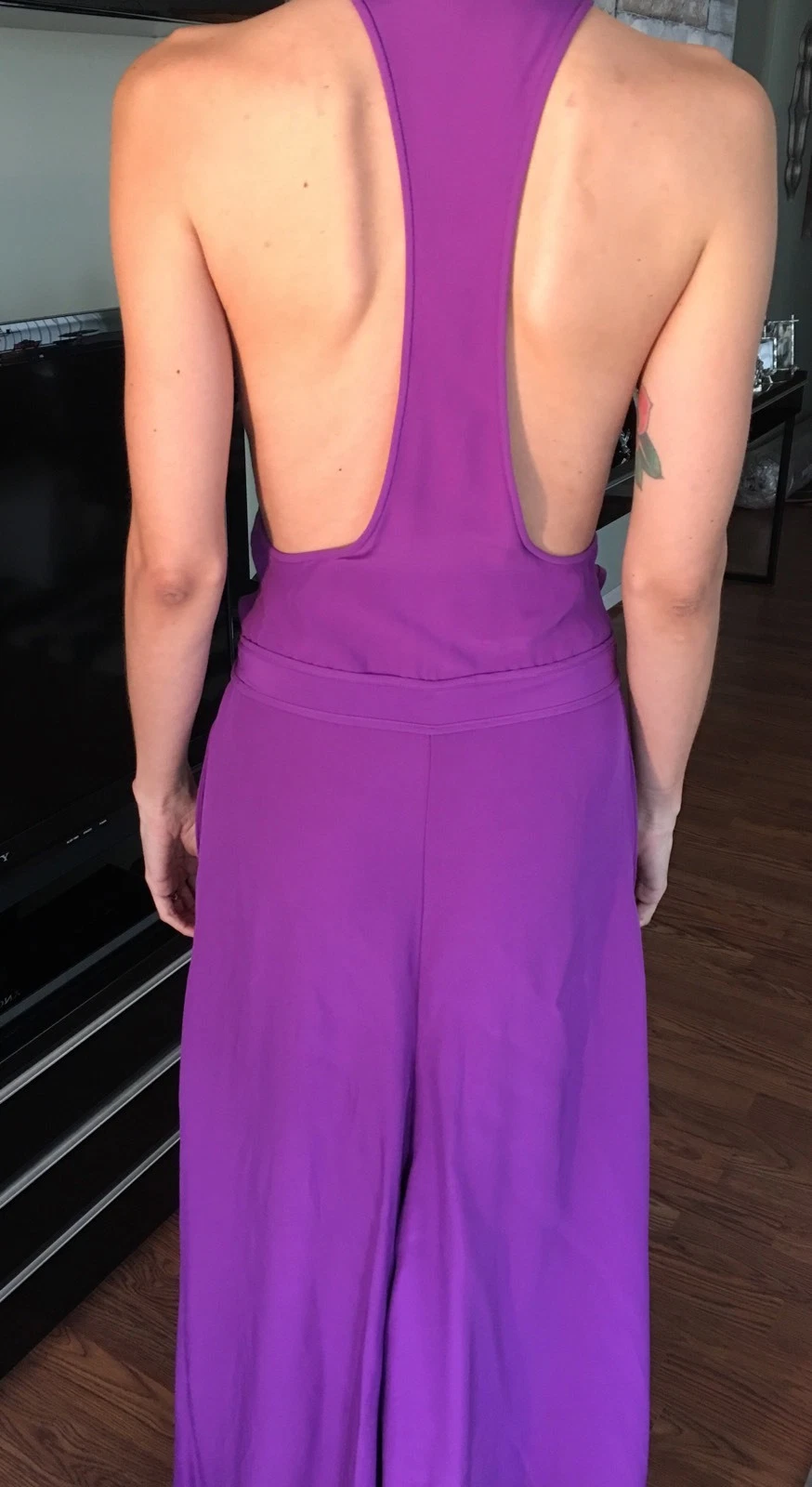 Abito nuovo *DSQUARED2* passerella sexy scollo profondo aperto dietro