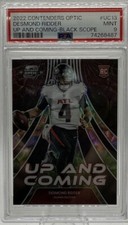 2022 Contenders Optic Up and Coming Black Scope Desmond Ridder RC /25 PSA 9