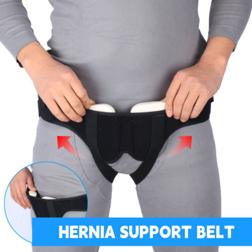Pain Relief Truss Brace Men Hernia Support Double Inguinal Groin Hernia Belt - Picture 10 of 10