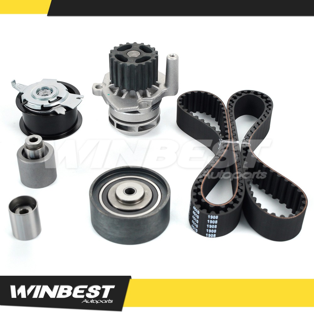 Timing Belt Kit w/Water Pump for 2009-2014 Audi A3 VW Beetle Golf Jetta 2.0L
