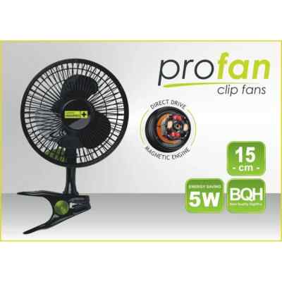 Garden Highpro Profan 5W Ventilator - 15cm, Schwarz