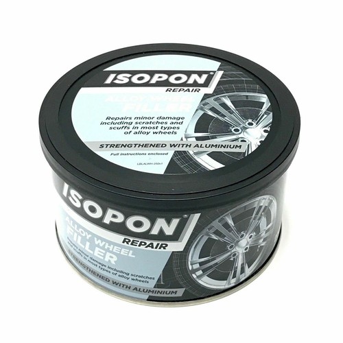 Isopon Alloy Wheel Repair Filler Scratch Scuff Damaged Aluminium 250ml