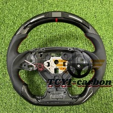 Led Carbon Fiber Steering Wheel Fit For Chevrolet Camaro Zl1 Ss 2016-2024
