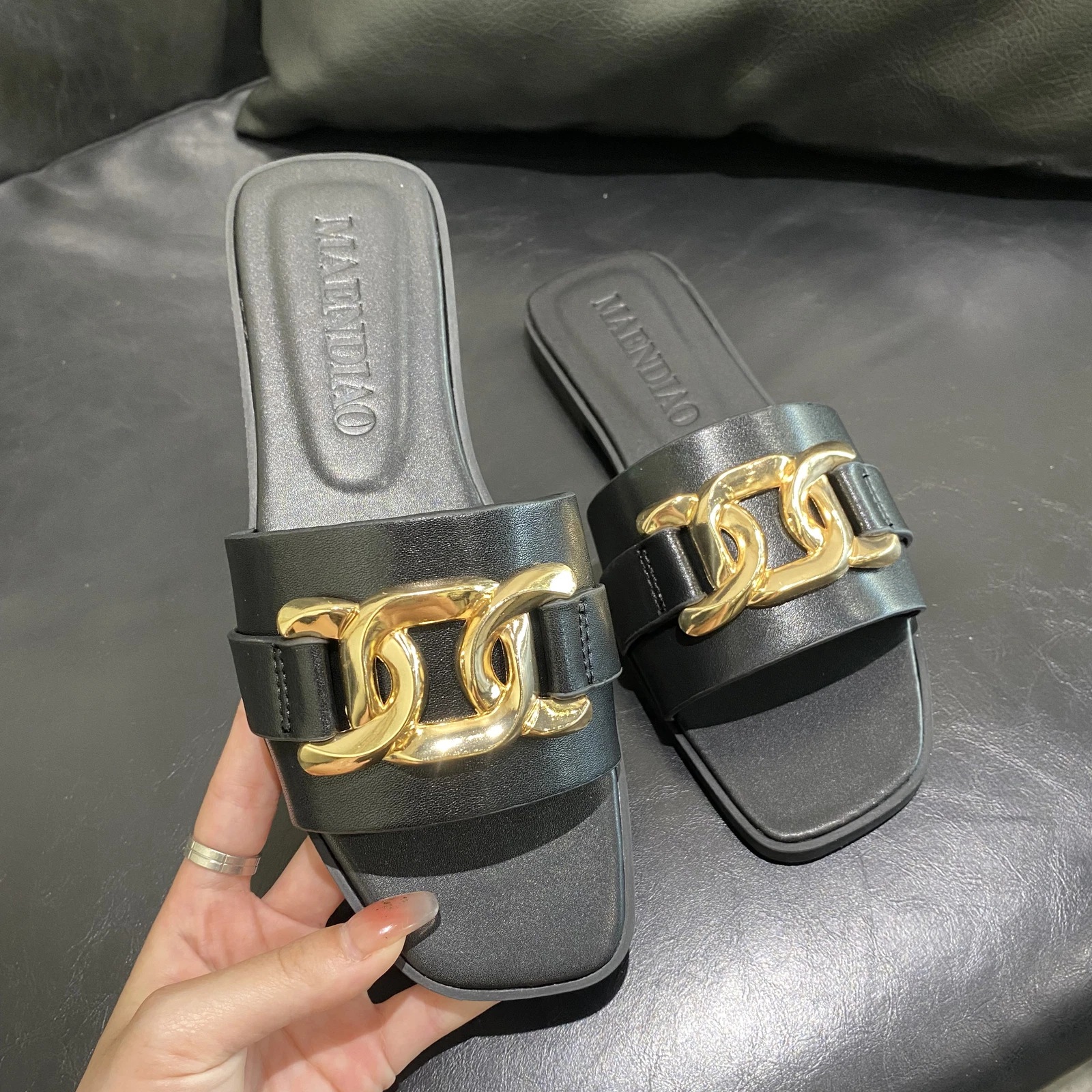 TOD’S Tod's ciabatte sandali bassi donna pelle cavi