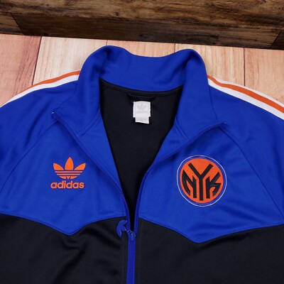 Adidas New York Knicks Warm-up Track Jacket Full-Zip Men's XL | eBay