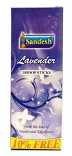 Lavender Dhoop Incense, 20 Log Bundle, SAC (Sandesh)