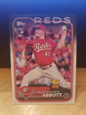 2024 Topps Series 1 Andrew Abbott Rookie RC (Cincinnati Reds) #214