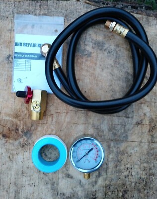 Air Tank Repair Kit, SUNROAD Air Tank Valve Kit with Gauge, Come with 2'' Pressur