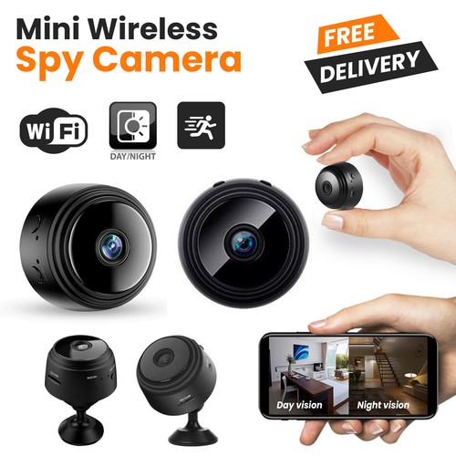 Mini caméra espion cachée sans fil HD 1080P Wifi IP sécurité à domicile DVR vision nocturne - Photo 1 sur 8