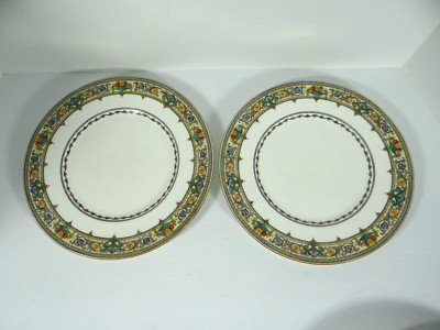 Minton Plymouth Dinner Plates Set of 2 England 10 1/4''