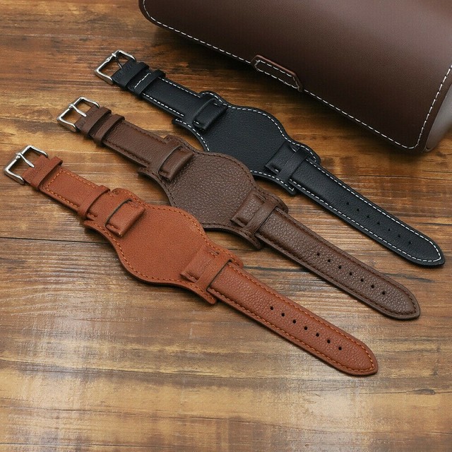 mens leather cuff watch band