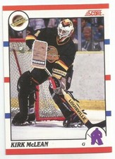 KIRK MCLEAN 1990-91 SCORE BILINGUAL CARD NM-MT+ CONDITION
