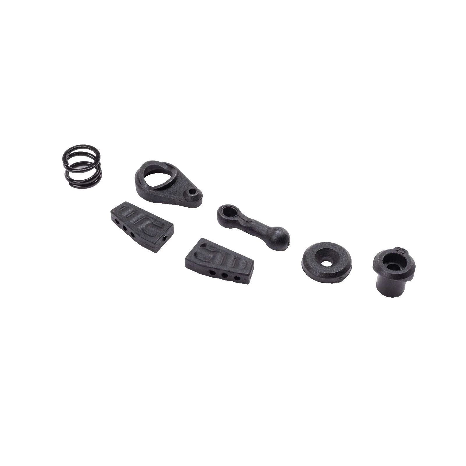 Losi Black Hobby RC Model Vehicle Body Parts & Interior for 1:14