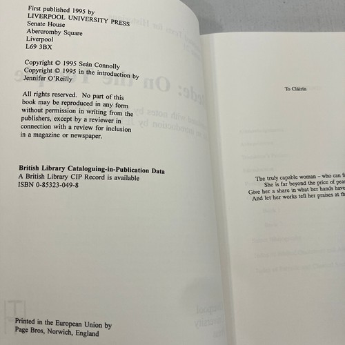 Bede On the Temple Translated Texts for Historians 1995 TPB Connolly & O'Reilly - Picture 4 of 8