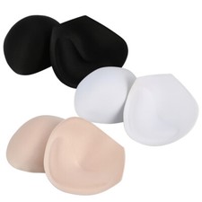 3 Pairs/1 Set Thickened Push Up Bra Pad Inserts Swimsuit Sponge Pads for Girls