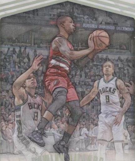2016-17 Panini Studio - Damian Lillard #236 - 1 of 1