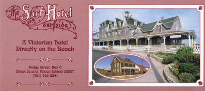 Surf Hotel, Block Island, Rhode Island - Vintage 1980's Brochure