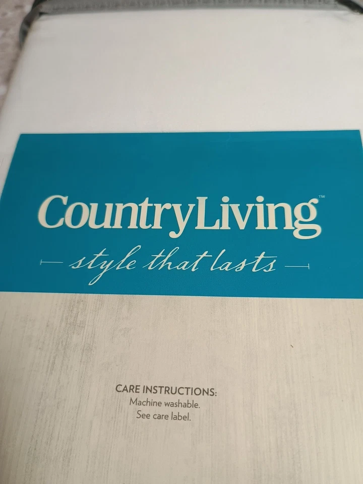 COUNTRY LIVING 2 FUNDAS DE ALMOHADA DE MICROFIBRA ESTÁNDAR 20"X30" - ¡NUEVAS!! Foto 4 de 4