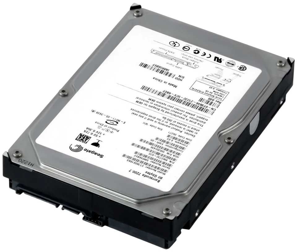 Hard Drive Dell 0Y9646 80GB 7200U/Min 8MB Cache SATA II ST380819AS 3.5'' Inch - Image 3 of 3