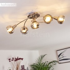 Rauchglas Decken Lampe Flur Küchen Leuchten Ess Wohn Schlaf Zimmer Beleuchtung 